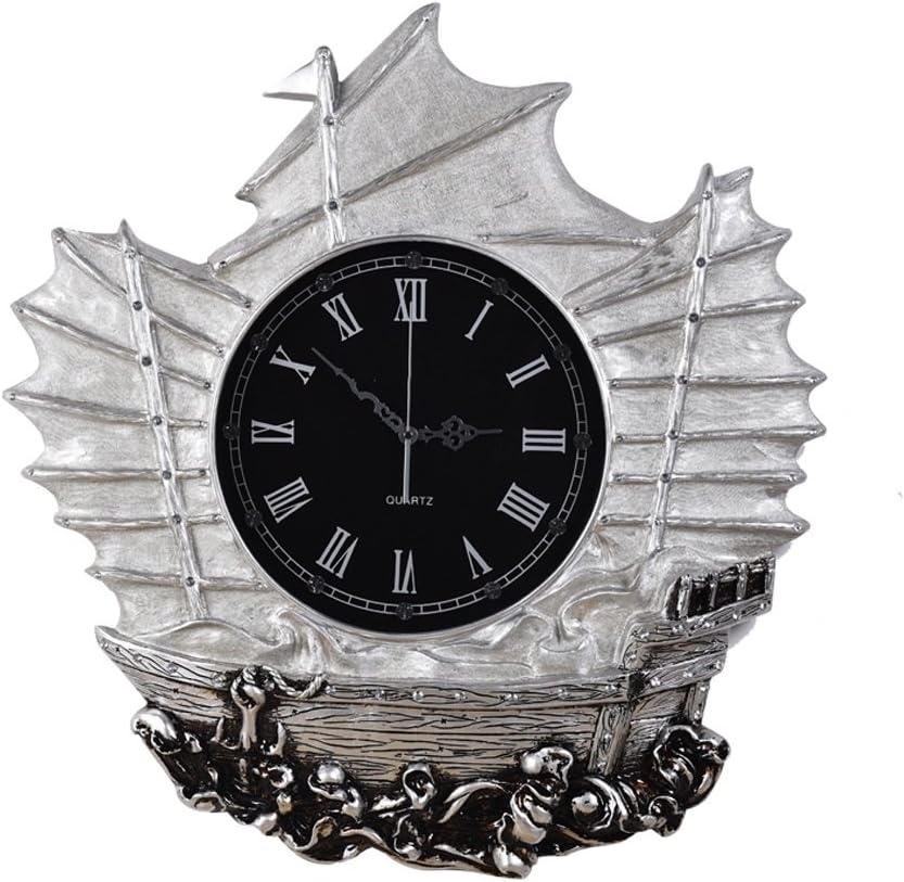 Amazon｜置き時計 アールデコ 北欧ウォールクロックリビングルームクリエイティブアートクロック現代ミニマリストのヨーロッパのレトロウォール