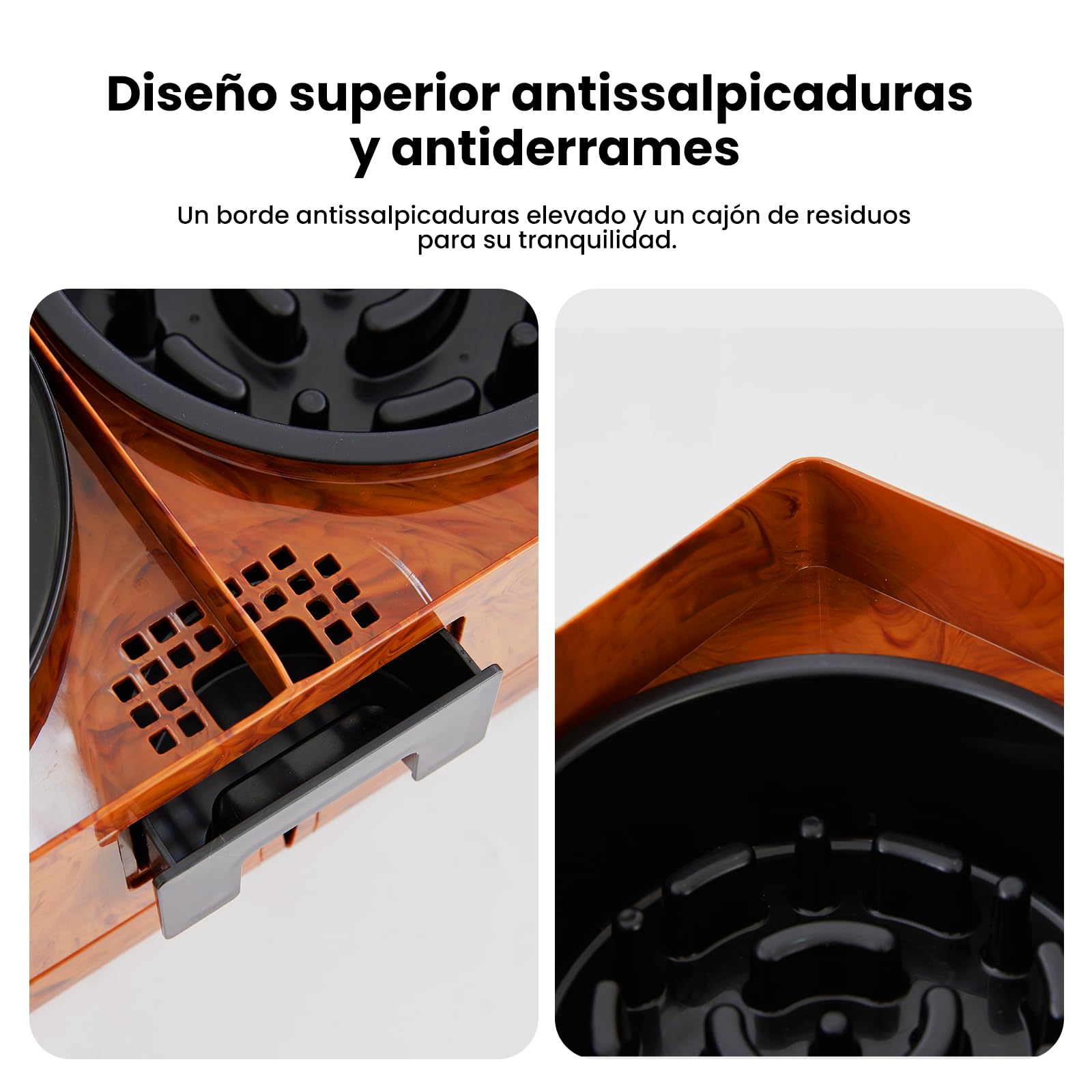 Gardner Pet Comedero Elevado para Perro con 5 Alturas Ajustables, Comedero de Acero Inoxidable Antivuelco y Antiglotón con 2 Boles de 1.6L, Ideal para Perros Medianos y Grandes