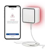 Eve Water Guard (Apple Home) - Smarter Wassermelder, 2m Sensorkabel (verlängerbar), 100dB, Wasseralarm auf iPhone, iPad, Apple Watch, Bluetooth, Thread Eve Water Guard (mit Thread)