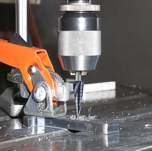 Miniatura 7 de Upgrade M35 - Broca escalonada de cobalto con revestimiento Ultra TiAIN, broca Unibit de 18 a 12 pulgadas con flauta de resorte doble, broca de