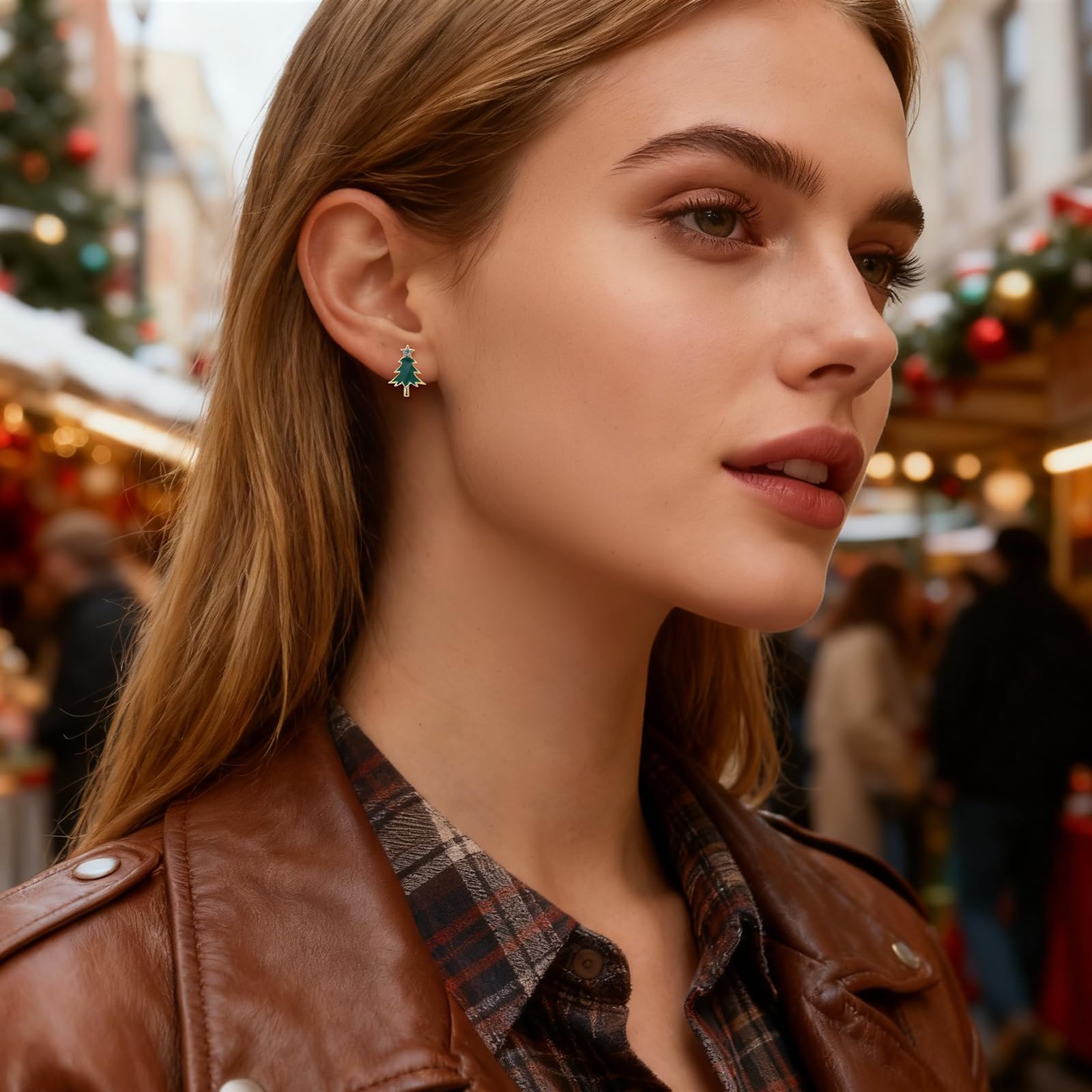 Jean Beau Pearl Flower Leaf Stud Earrings for Women Statement Cluster CZ Pearls Earring Gold Plated Sterling Silver Wedding Prom Birthday Fashion Jewelry Gift