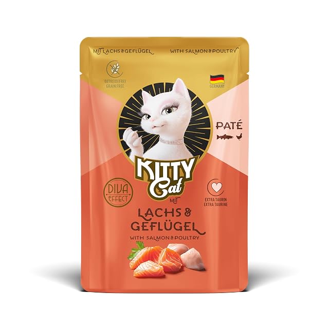 Foto 3 de 8 de KITTY Cat Paté Mix 2, 6 x 85 g, Comida húmeda para Gatos en Paquete de Muestra