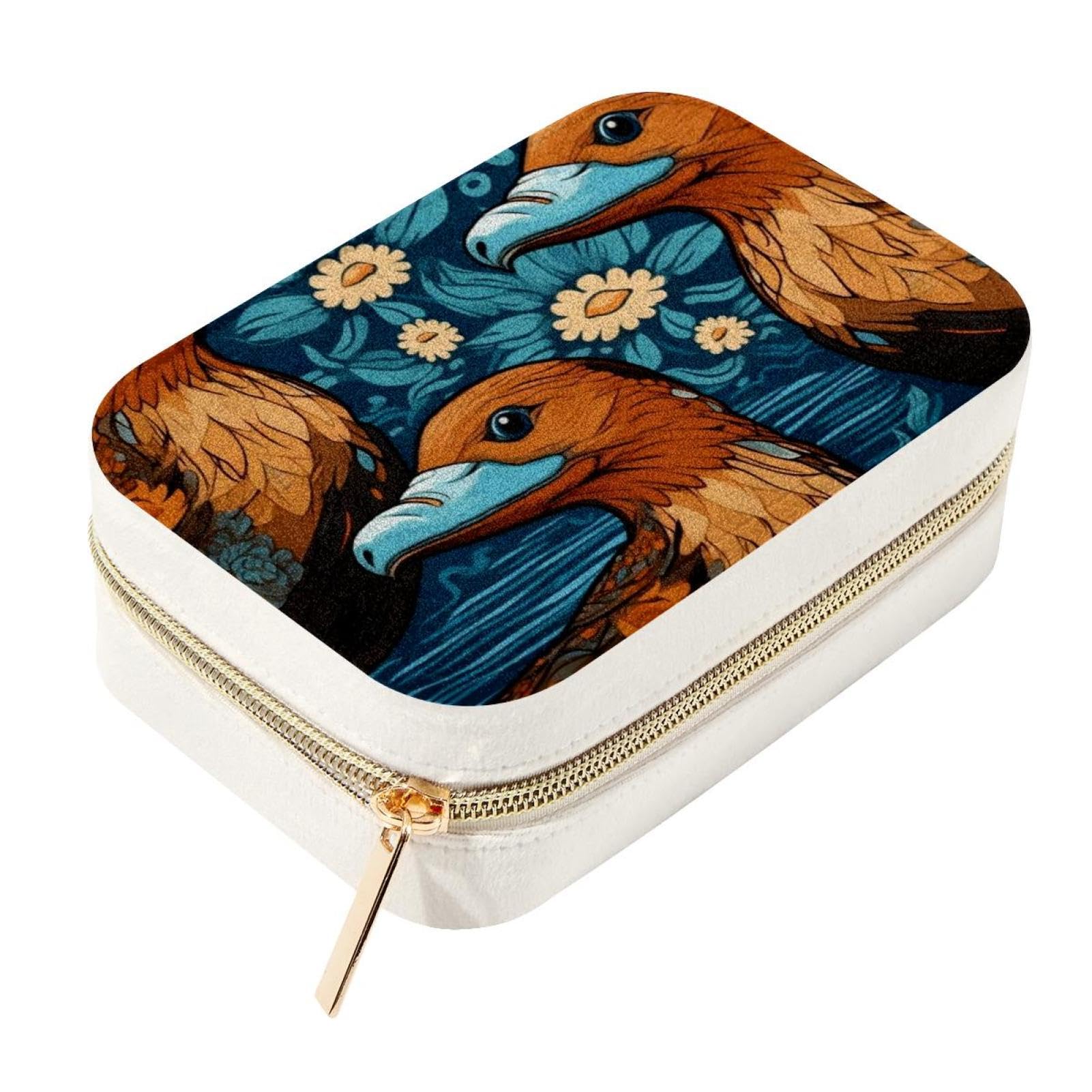 Boîte à bijoux de voyage velours Platypus : finis les colliers emmêlés en vacances