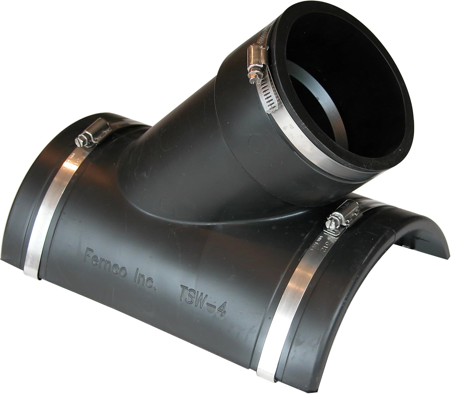 Fernco PTSW4 Flexible PVC Tap Saddle for Lateral Sewer Municipal Main