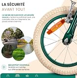 sun baby LOVEL vélo Enfant garçon 14 Pouces - Vert Foncé - 6