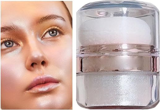 High Shine Powder Highlighter - Radiance Boost Makeup Powder, Shimmer Highlight Powder | Shimmer Fluorescent Pet Powder, Red Face for Bright Contouring High Gloss Glitter Makeup Face Body