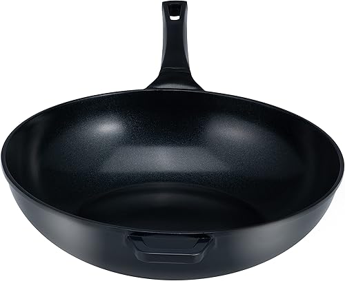 Miniatura 2 de Ozeri Wok de cerámica verde, con revestimiento antiadherente de cerámica suave (100% libre de PTFE y PFAS)