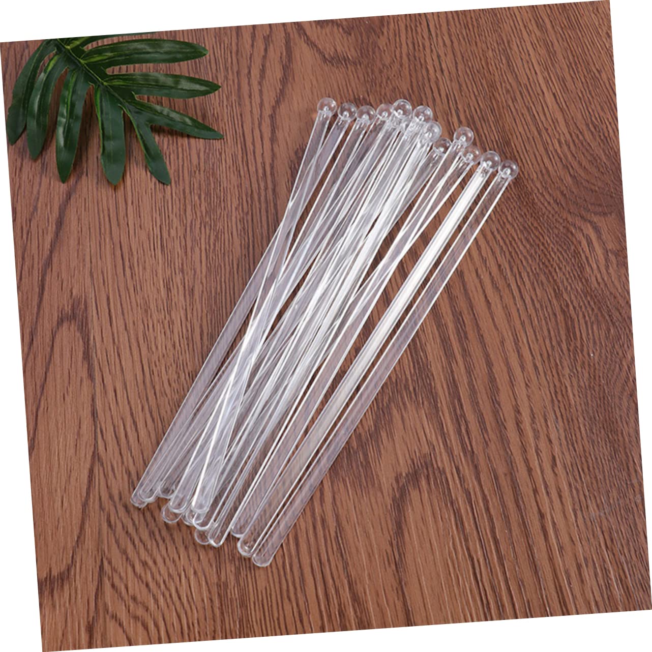 MAGICLULU 100Pcs Juice Stirring Rods Reusable Mixing Sticks for Cocktails Milk Beverages for Parties Home Use