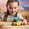 Transformers CYBERWORLD Bumblebee Armored Cyber Changers 10cm Action Figure, Quick Change to Car Mode, Robot Toys for Boys and Girls 6 Years and Over