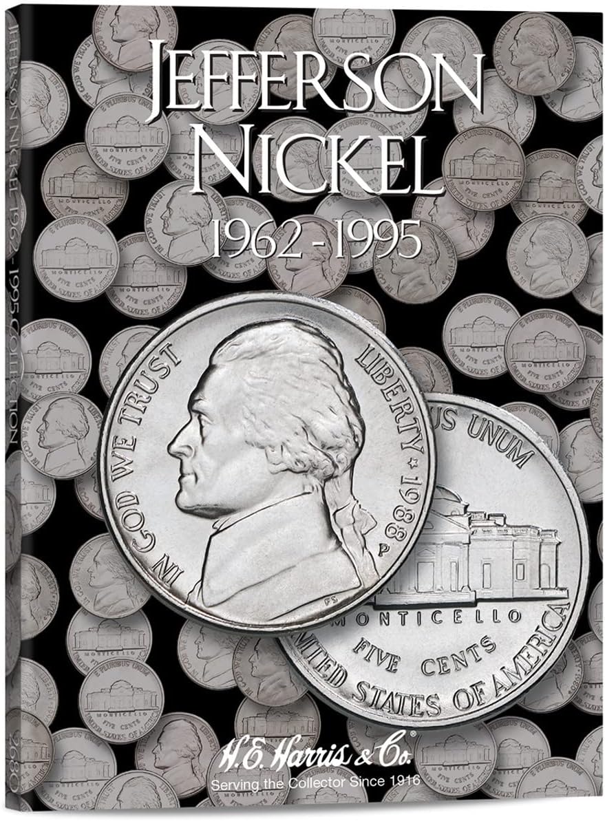 Harris Coin Folder - Jefferson Nickel #2 Folder 1962-1995 - Ref#8HRS2680