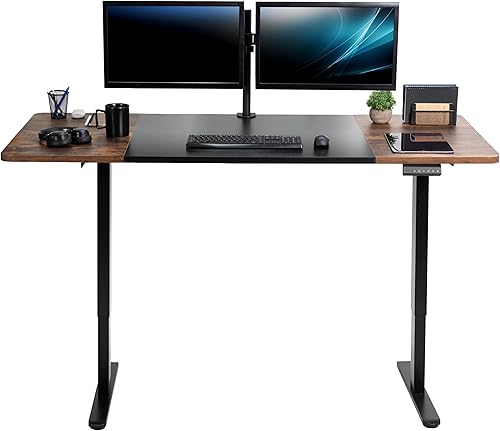 Miniatura 40 de VIVO DESK-KIT-E2B1B - Escritorio eléctrico de pie con motor doble, ajuste de altura de memoria, serie E2B, marco negro superior negro, DESK-KIT-E2B1B