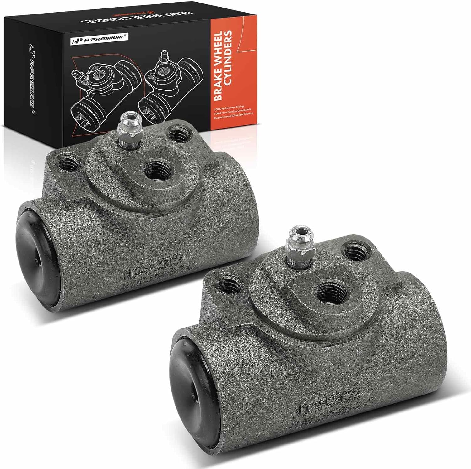 A-Premium Rear Drum Brake Wheel Cylinder Compatible with Select Cadillac, Chevrolet, Dodge and GMC Models - Ram 1500, Ram 2500, Savana 1500, Savana 2500, Deville, Express 1500, Express 2500, 2-PC Set