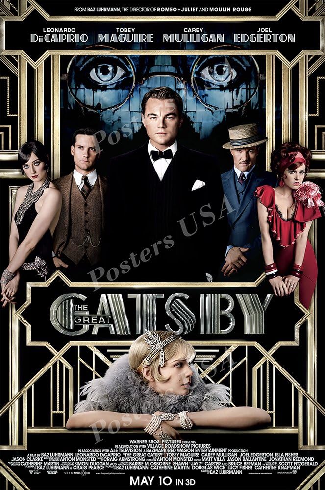 SUNATOR The Great Gatsby Movie Poster Glossy Finish - MOV357 (24" x 36" (61cm x 91.5cm)) 1