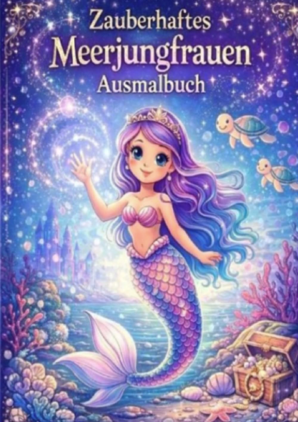 Zauberhaftes Meerjungfrauen Ausmalbuch