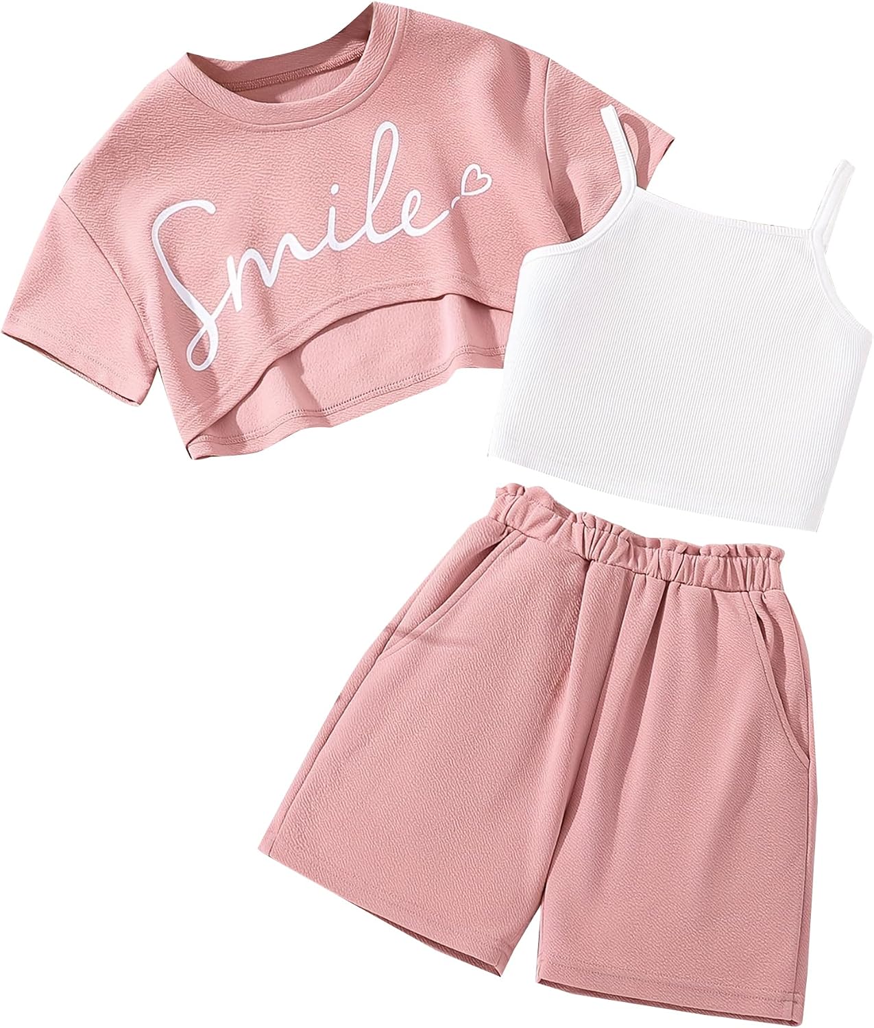 pink graphic crop top