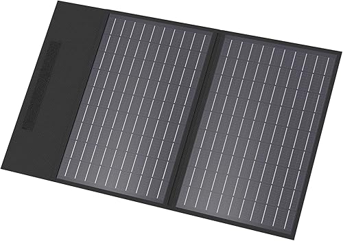 Zendure 60W Panel solar plegable portátil 18V DC MC4 salida para generador portátil central eléctrica, impermeable IP65