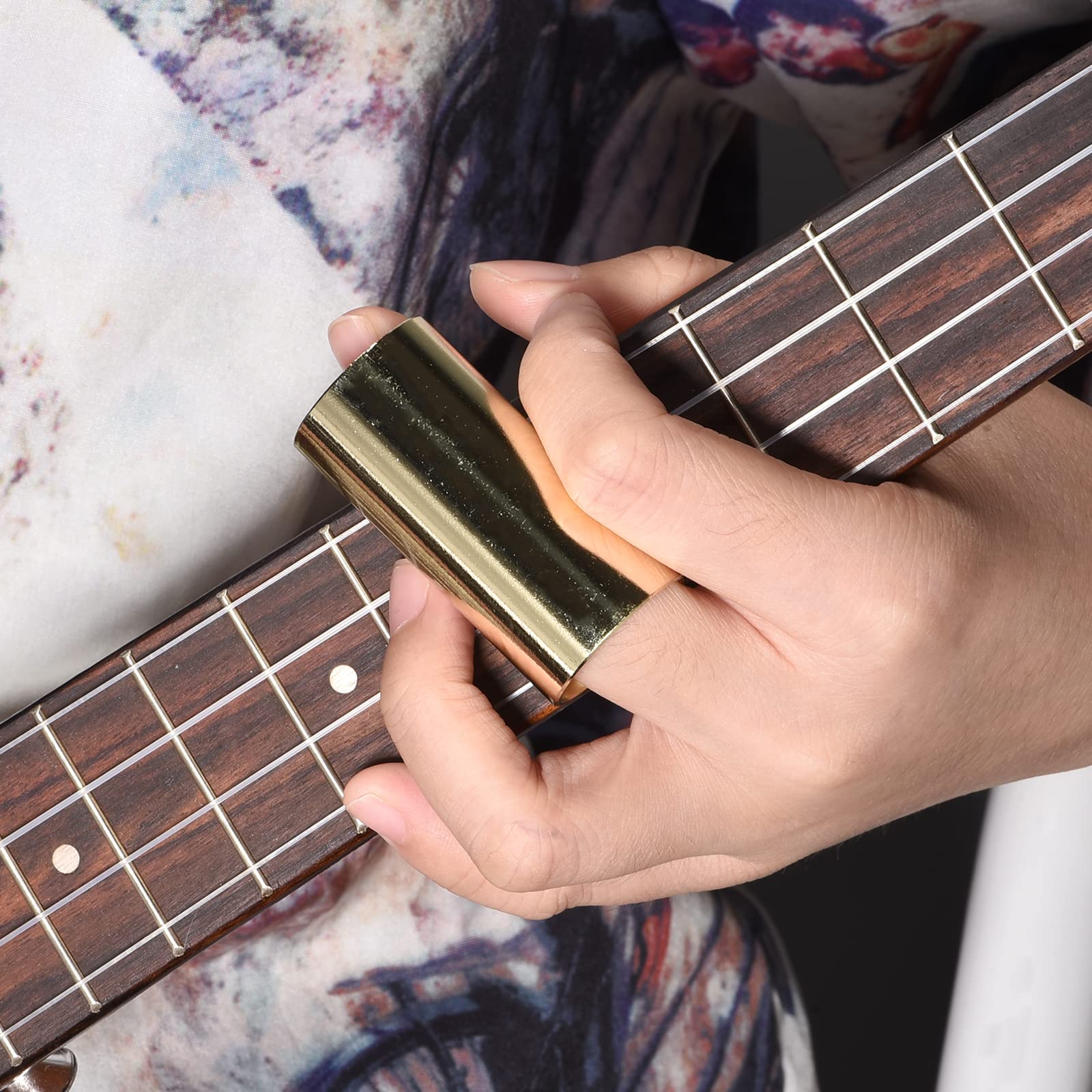 Set 4 Slide Per Chitarra In Acciaio Inox - 28mm, 51mm, 60mm, 70mm Per Principianti E Professionisti - Foto 4