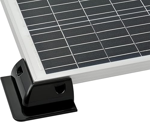Miniatura 7 de Spartan Power Soporte de panel solar ABS sin taladro, 4 piezas (blanco) ideal para casas rodantes, furgonetas, remolques, autobuses, skoolies, barcos