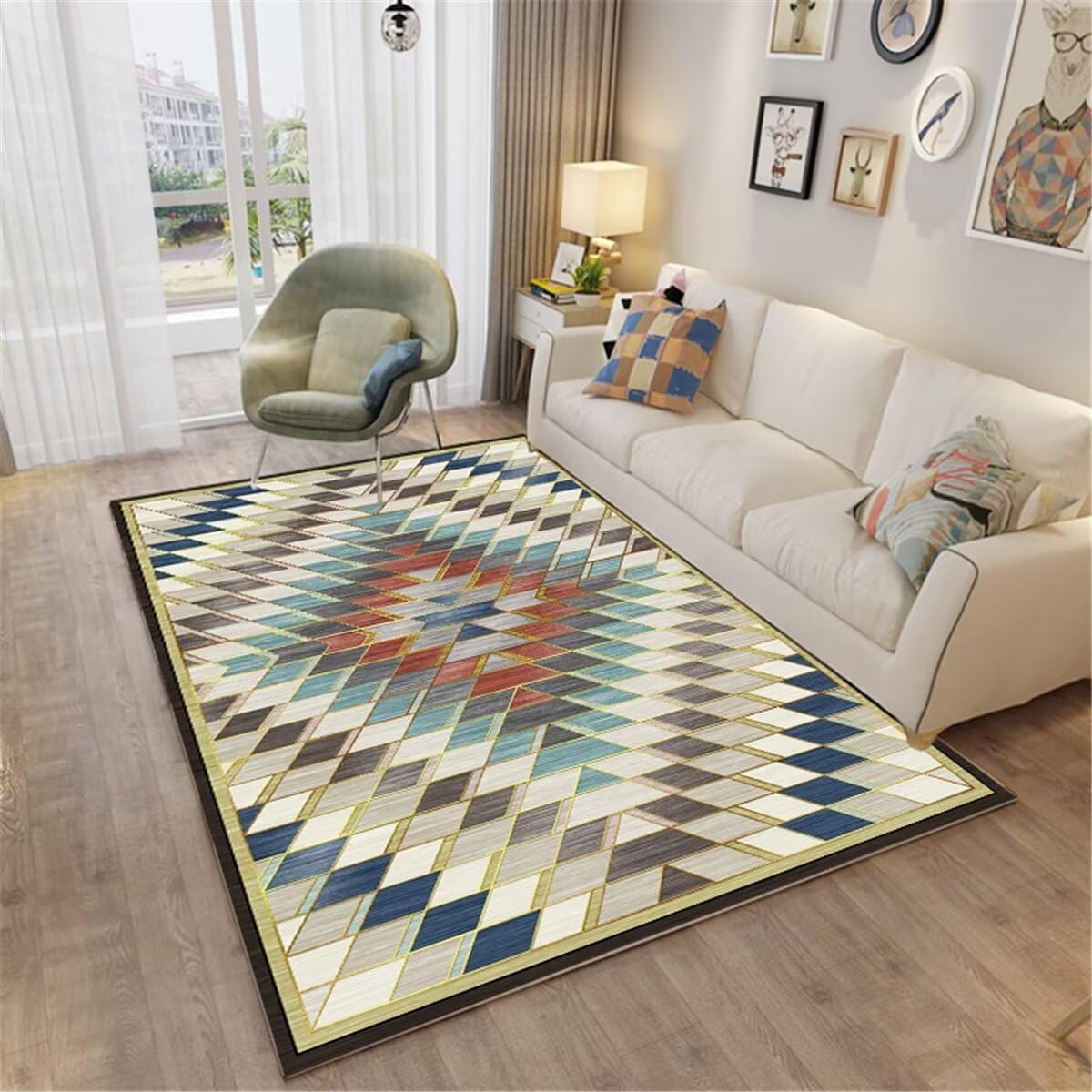 Tapis chambre enfant garcon durable et résistant aux jeux