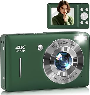 Digital Camera,1080P Small Digital Camera with Anti-Shake, 32GB SD Card