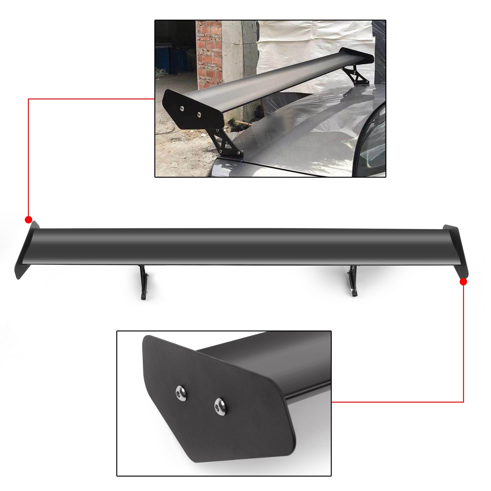 Bruce & Shark 汎用GTウイング 53インチ 135cm Bruce & Shark 汎用GTウイング 135cm 53インチ