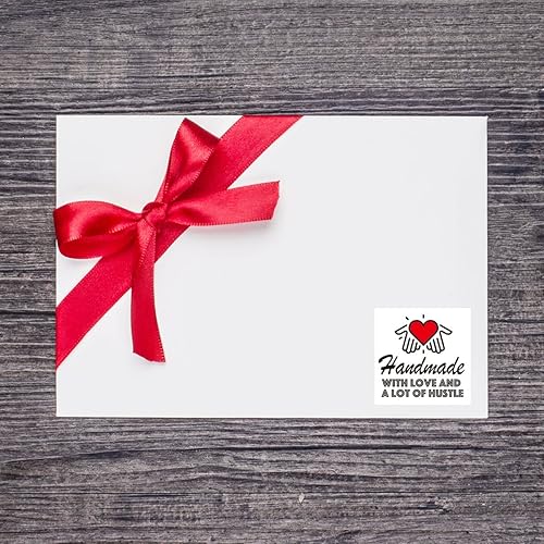 Miniatura 4 de Hecho a mano con calcomanías de amor, calcomanías de agradecimiento, calcomanías hechas a mano, calcomanías para pequeñas tiendas, calcomanías de