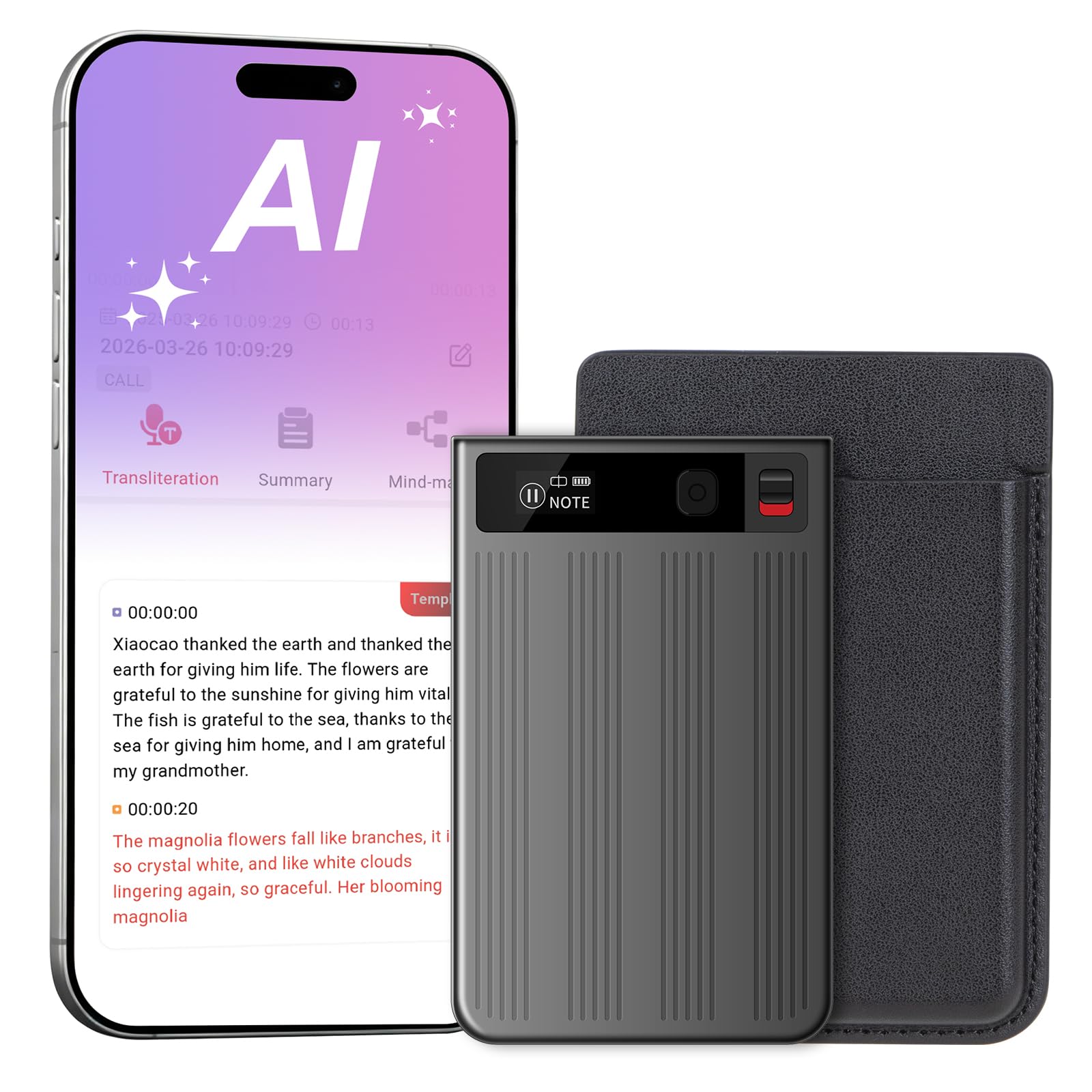 Olycism KI-Diktiergerät 64 GB – Produktbild bei Amazon