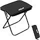 折りたたみ椅子 コンパクト 超軽量 アウトドアチェア 携帯チェア キャンプ 折り畳み椅子 収納袋一体型 日本語取扱説明書付き 旅行 ハイキング お釣り 試合観戦 万博 どこでも座れる (black)