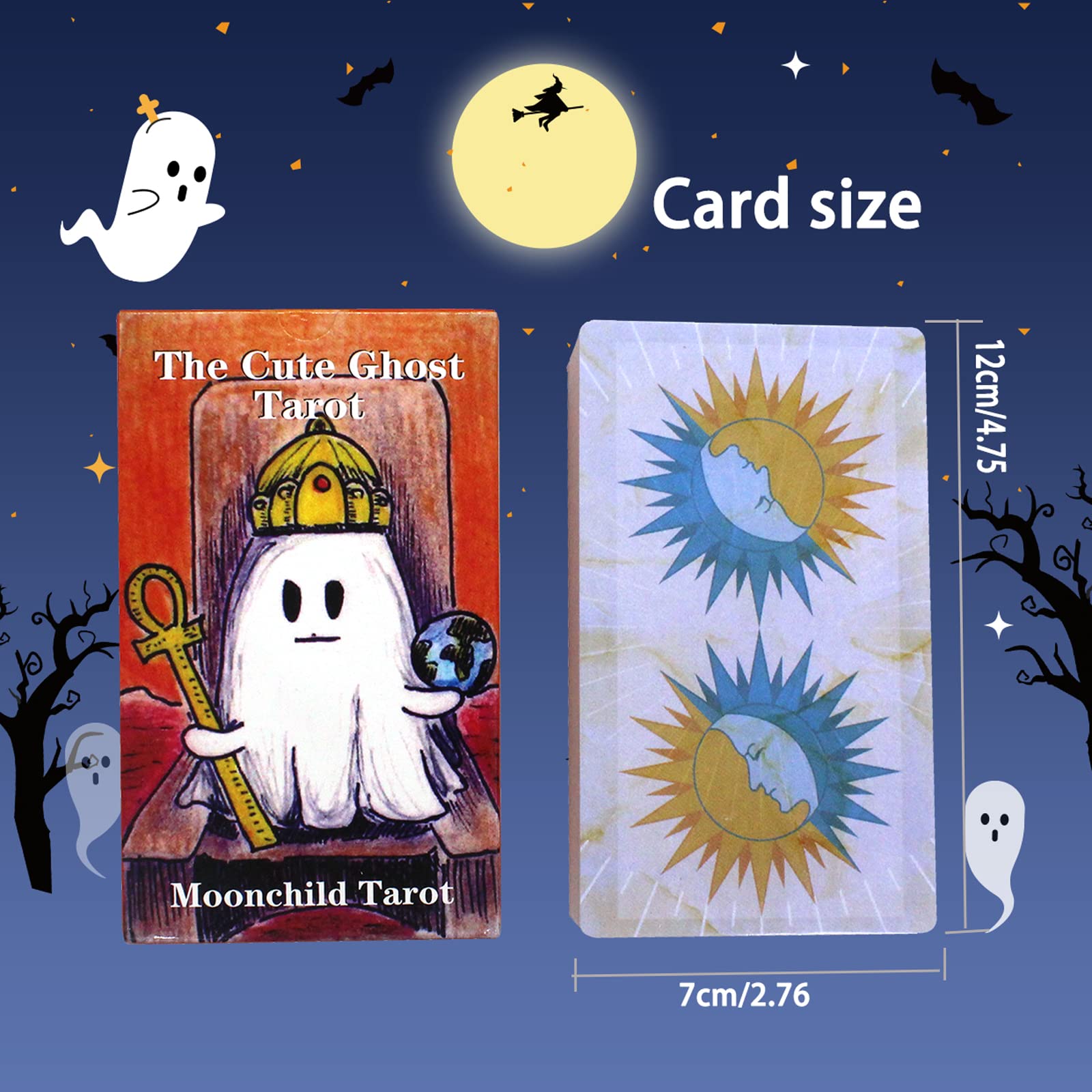 Amazon.co.jp: DOVIPE かわいい幽霊 タロットコンプリートセット 78枚