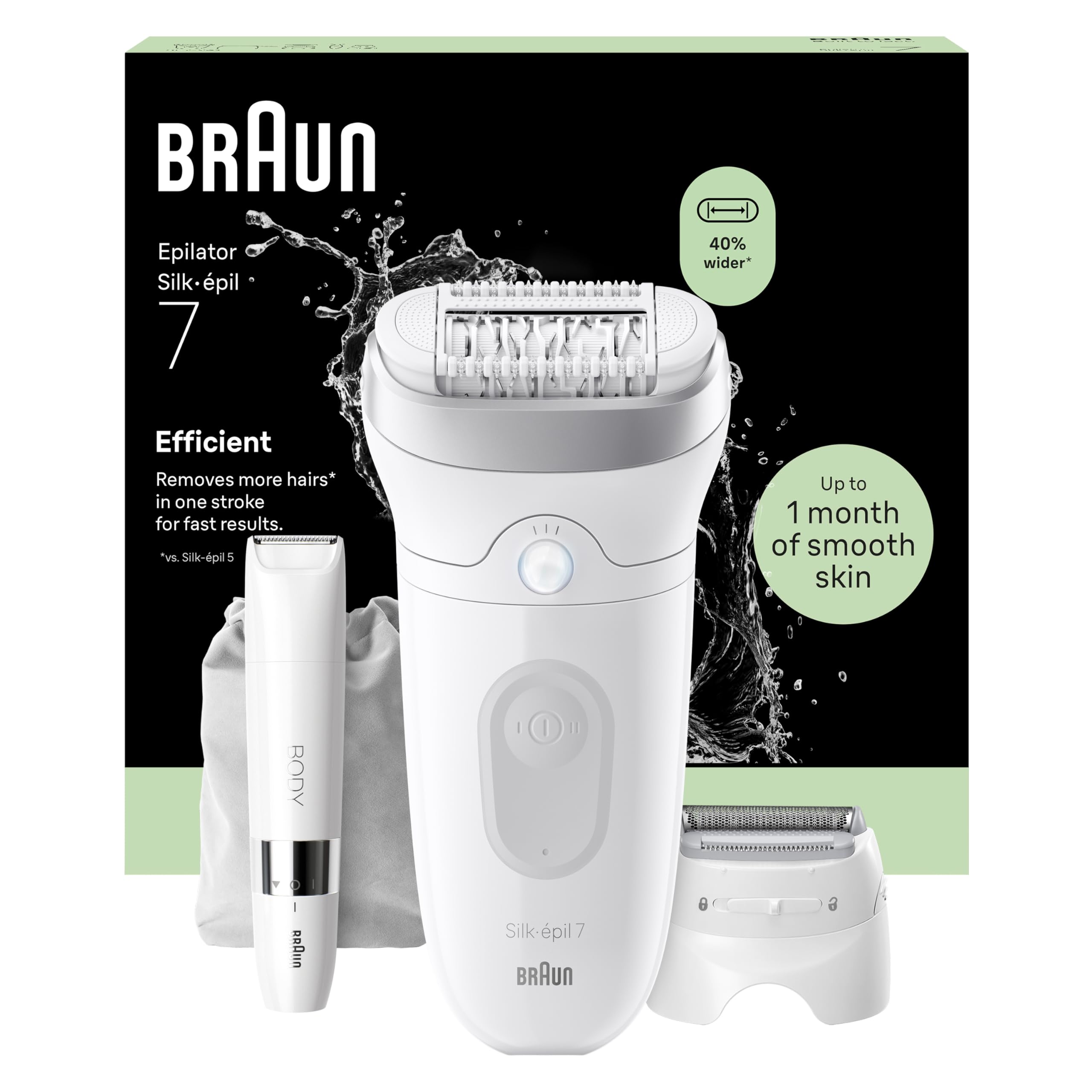 Braun Silk·épil 7 Epilator for Women, 7-441, Silver