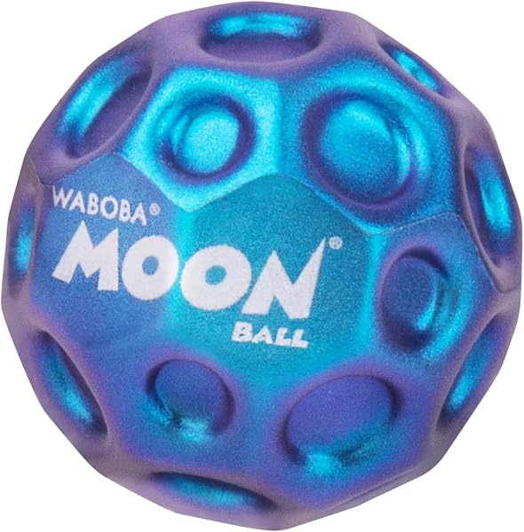 Waboba Metallic Moon Ball – Extrem Springender Ball mit schillerndem, farbwechselndem Metallic-Finish – Superhoher Sprung für drinnen & draußen – Spielball für Kinder, Jugendliche & Erwachsene - 1
