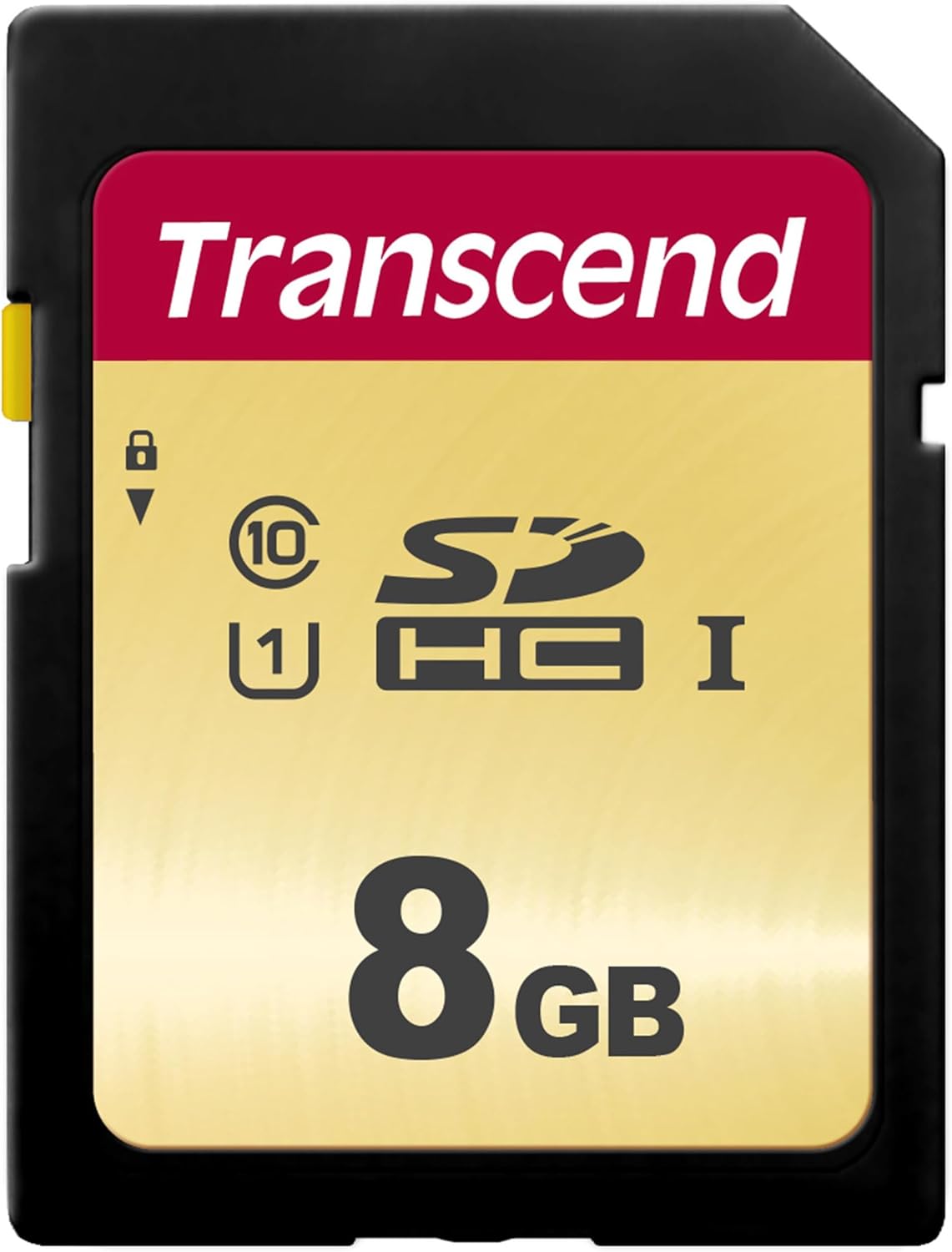 Transcend SDC500S Scheda di memoria SDXC da 8 GB UHS-I, C10, U3, V30, 4K, Full HD, MLC, fino a 95/50 MB/s (ideale per fotocamere DSLR e videocamere avanzate) - TS8GSDC500S