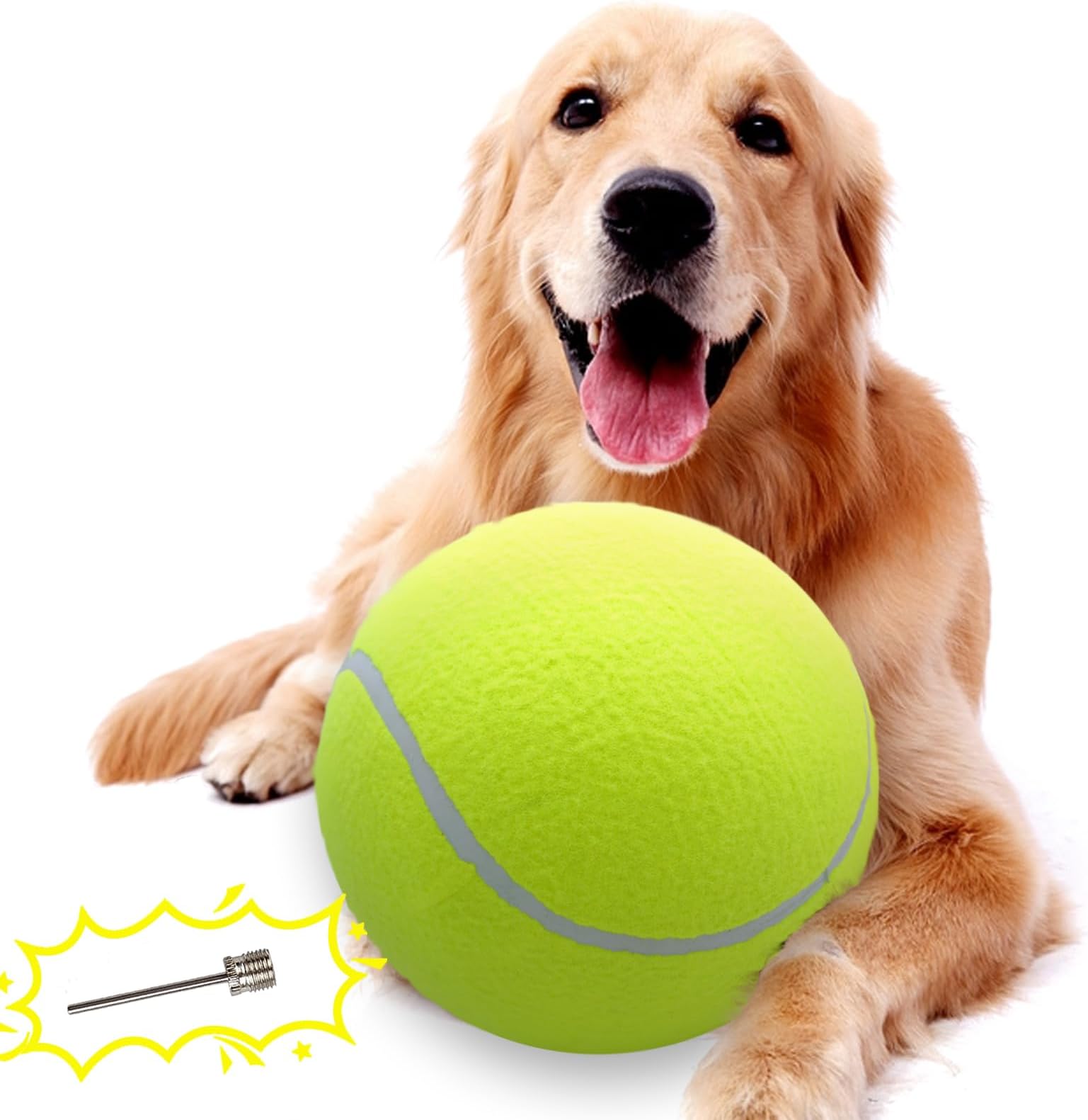 Banfeng Banyun Giant 9.5" Dog Tennis Ball Large Pet Toys Funny Outdoor Sports Dog Ball