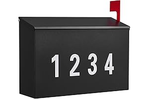 Convenient and Durable Wall-Mounted Mailbox for Fence Protection