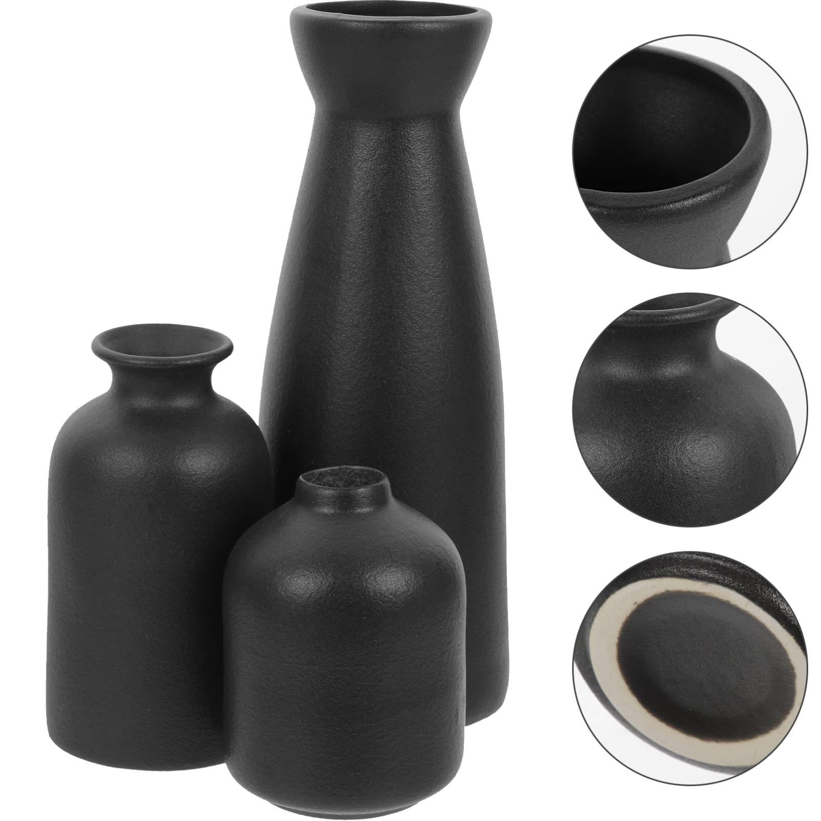 Yardwe Vaso in Ceramica Per Fiori Vaso Per Fiori in Ceramica Piccolo Per Centrotavola Moderno Per Arredamento Casa