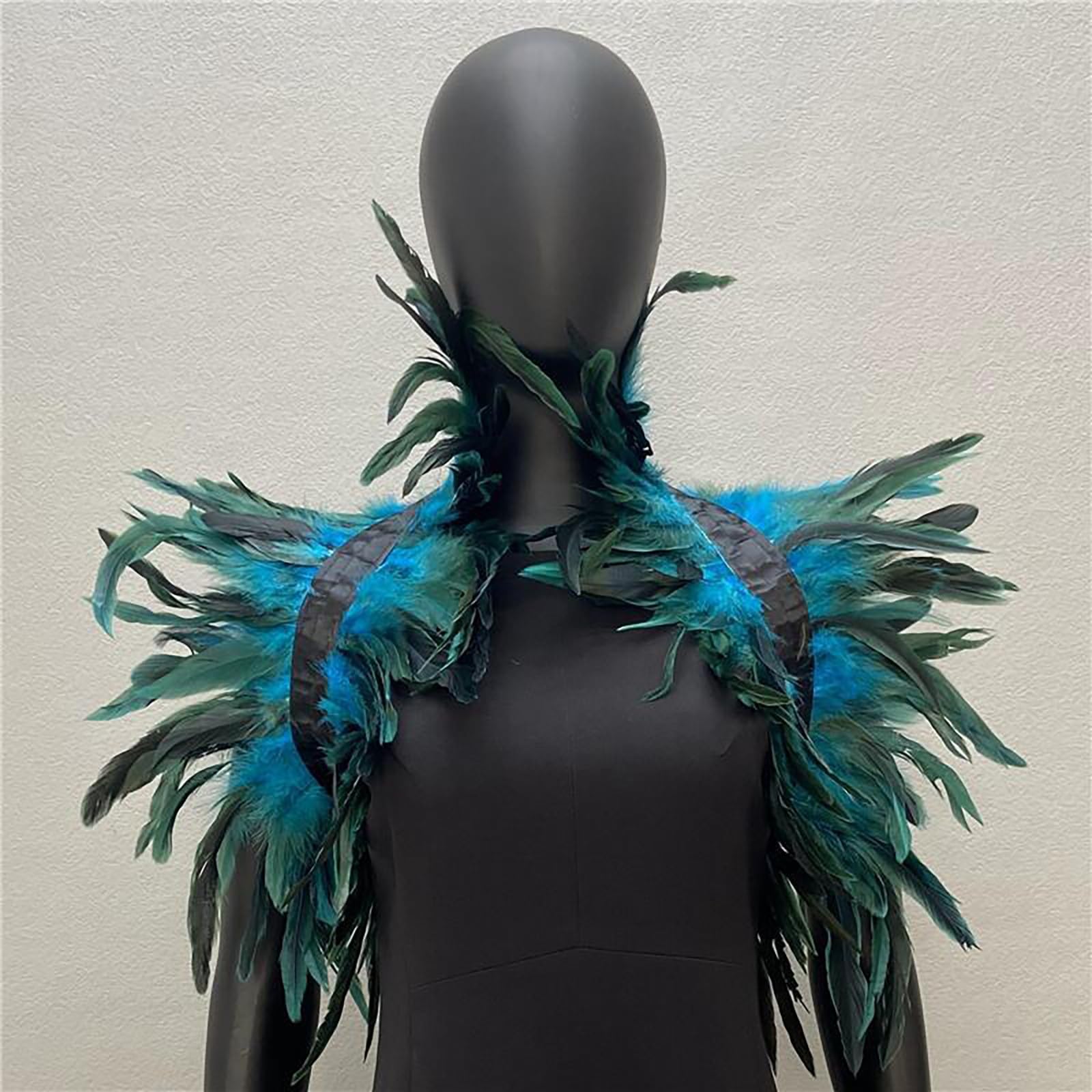 Pfau Kostüm Damen,Pfauenfeder Haarspangen,Feder Manschetten Hand,PfauKostüm Accessoires,Für Karneval Fasching Halloween Mottoparty Cosplay KostüM Damen Fasching Fee