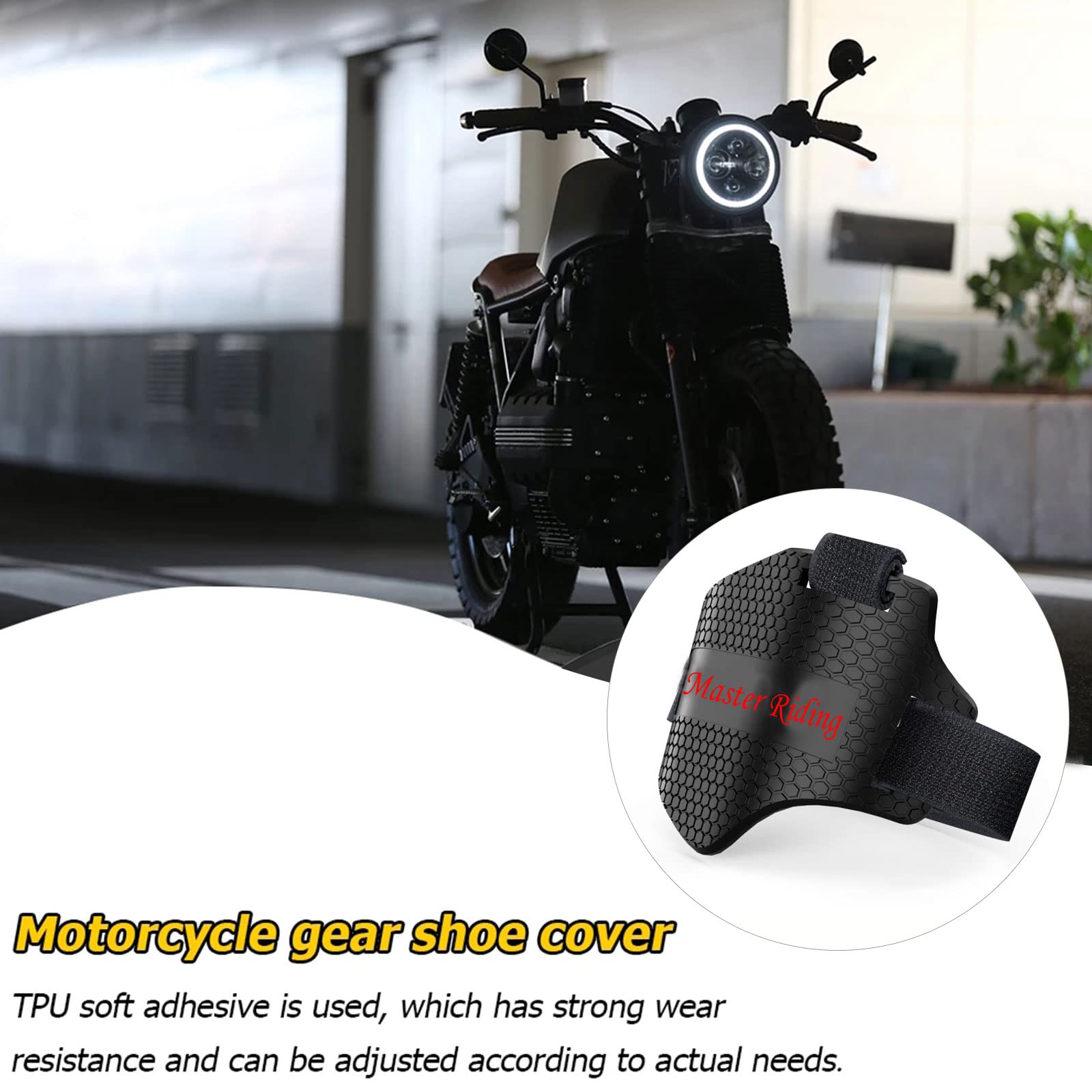 Pokrowce na buty Motocykl,Buty Motocykl,Ochrony Buty Motocyklowe,Motocykl Pokrowce na buty,Skrzynia biegów dla motocykli,Skrzynia biegów na buty motocyklowe,Gumowa opaska do butów(2PCS)