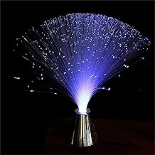 Beautiful Romantic LED Fiber Optic Nightlight Lamp||Color Changing USB Optical Ice - Calming Mood Night Light