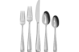 Oneida Moda 65-Piece Flatware Set, Service for 12