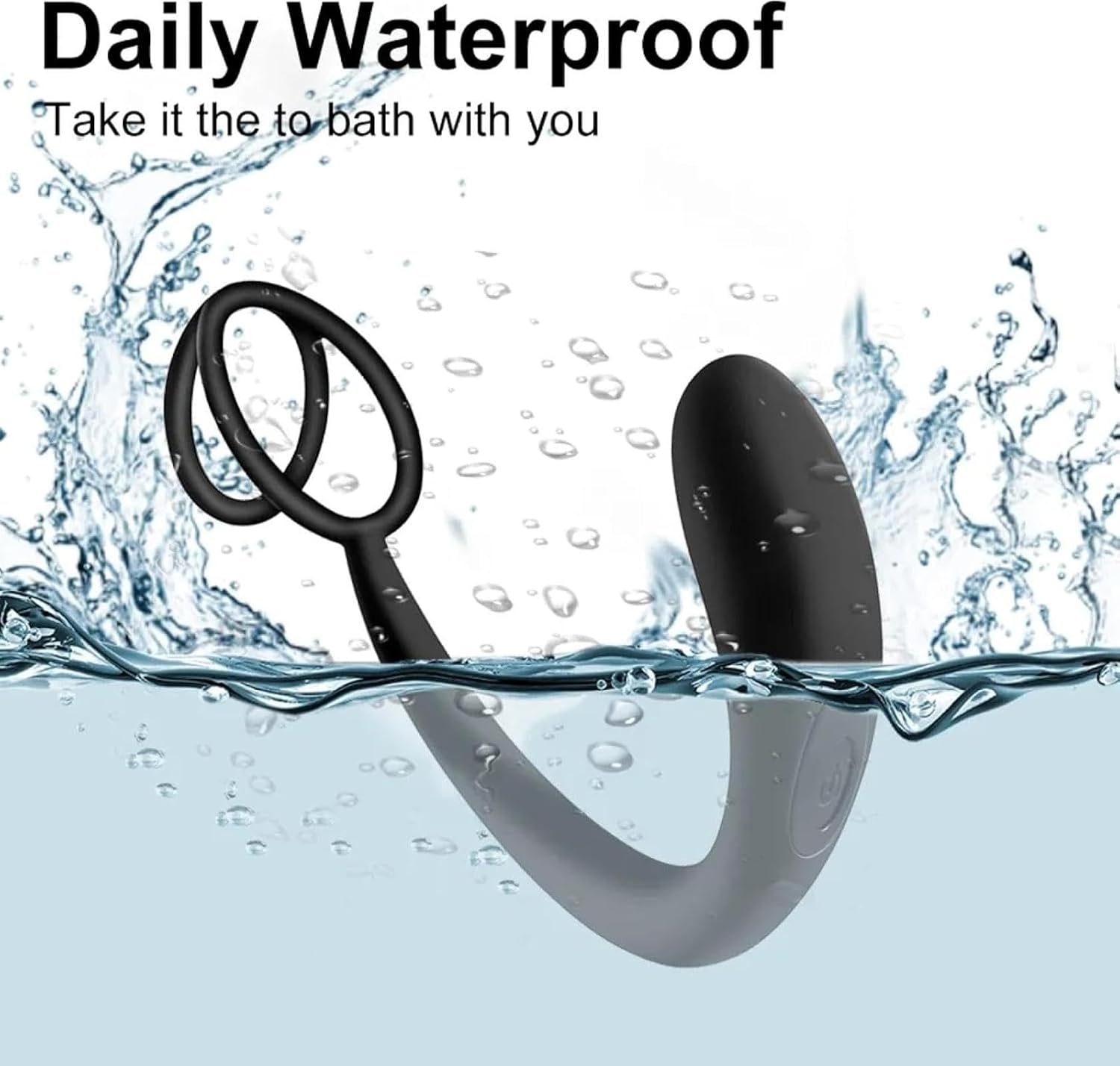 G-Spot Vibrator Male Anal Plugs Sperm Lock Ring Penis Wear Sex Toys Couple Supplies Adult Products