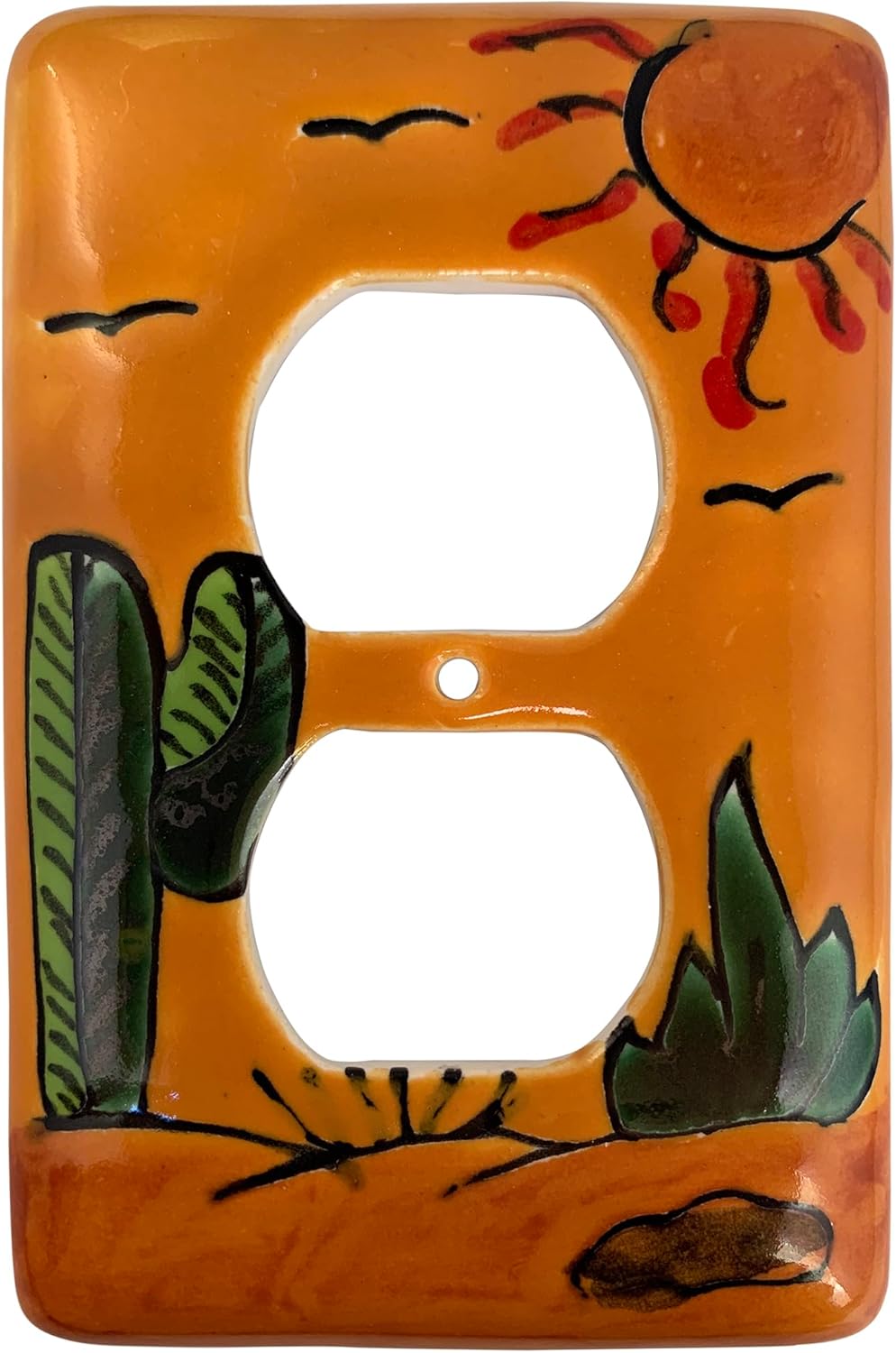 Desert Talavera Outlet Switch Plate