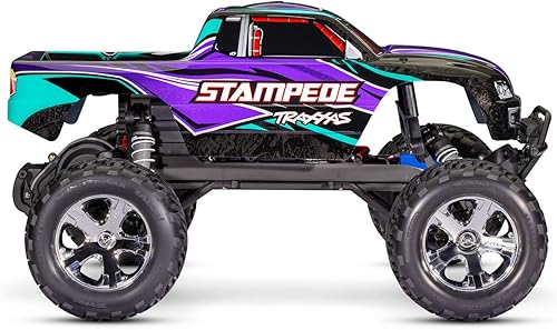 Miniatura 4 de Traxxas Stampede Camión monstruo a escala 110 Listo para Race con sistema de radio TQ de 24 GHz XL-5 ESC FWDrev y luces LED Incluye batería y