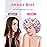 Auban Shower Cap, Shower Cap for Women Terry Cloth Lined EVA Exterior Reusable Double Layer Waterproof, Large Bath Hair Cap, Hotel Travel Essentials Accessories Cleaning Supplies (Flower)