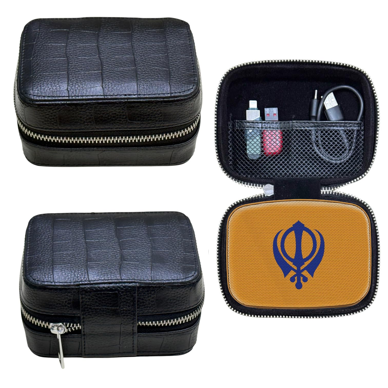 Zaoma Case/Carrying Compact Size Mini Travel Protective Pouch Compatible for Saregama Carvaan Mini 2.0 Gurbani - Music Player Bluetooth/FM/AM/AUX (SRGMGUR_BOXBLK)-image-40