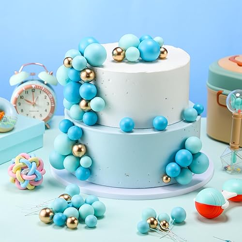 Miniatura 268 de 108 bolas para decoración de tartas, decoración de cupcakes, globos de espuma para hornear pasteles, boda, aniversario, decoración de cumpleaños