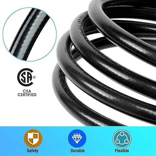 Vista 26 de Regulador y manguera de parrilla de gas propano de 2 pies, repuesto para Weber, Charbroil, parrilla Nexgrill, calentador de patio de propano