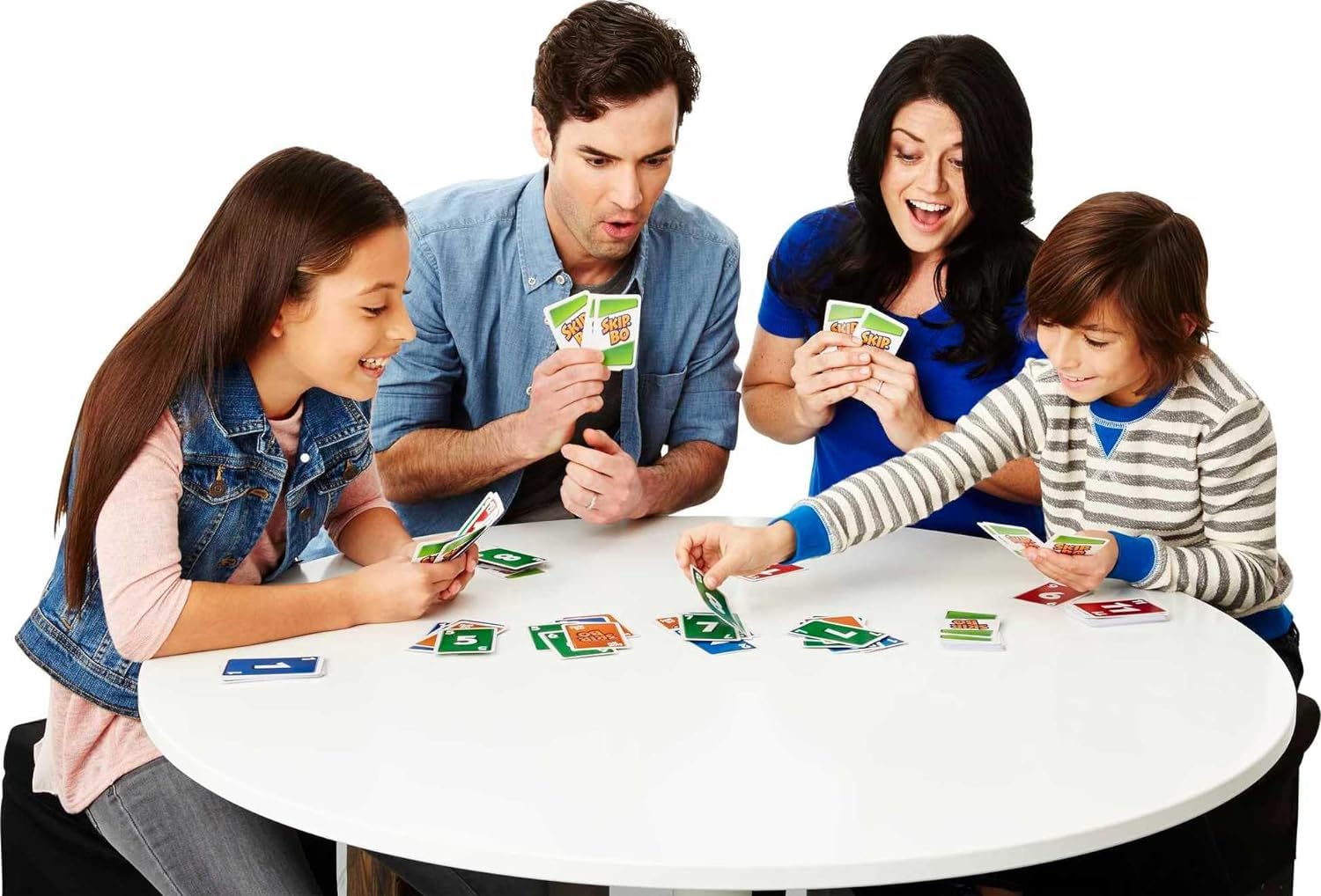 Mattel Uno Lot de 3 jeux de cartes Dos et Skip-Bo