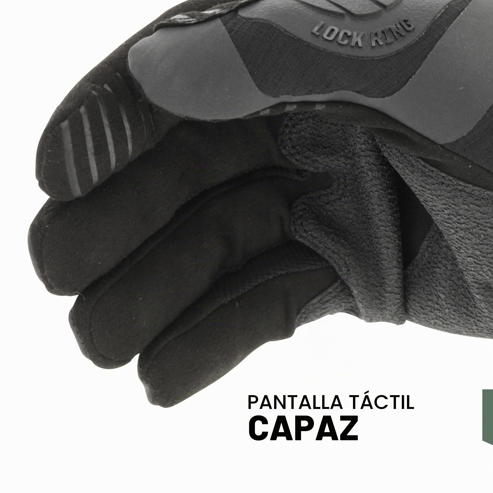 Mechanix Wear - M-Pact Covert Guantes (Large, Negro)