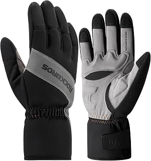 Winter Cycling Gloves Winter Bike Gloves with Touchscreen Fingers Windproof Thermal Winter Gloves for Cycling,Biking,Running
