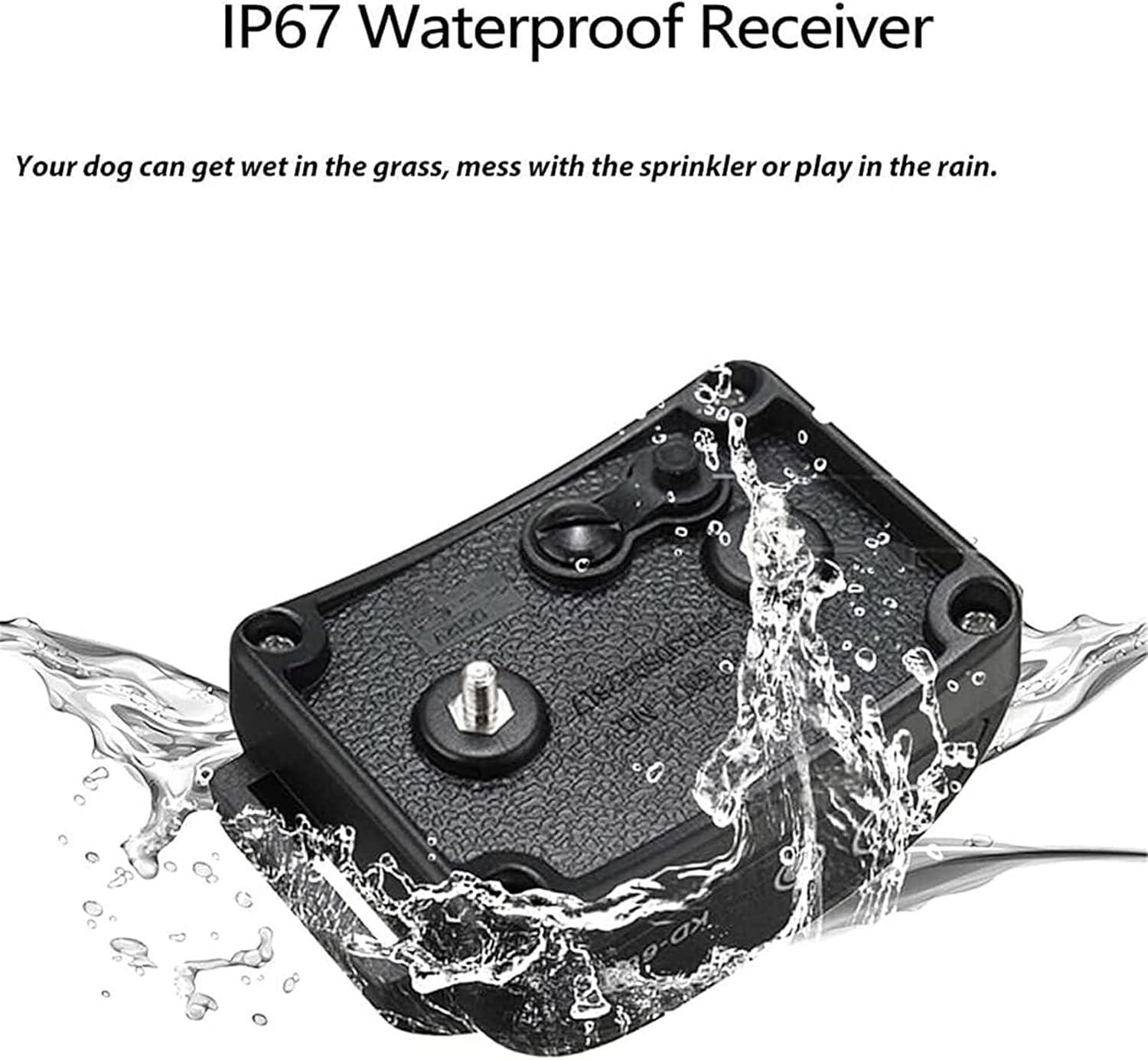 In-Ground Fence Systems, Electric Dog Fence, Covers up to 1/2 Acre, for Dogs Over 8 lb, Waterproof Receiver with Tone/Static Correction, 984 Feet Wire, Suitable for Small, Medium, Large Dogs,for3dogs
